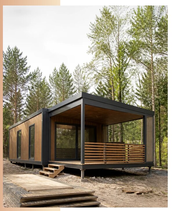 Изготовление модульных дачных домиков под ключ в Белебее